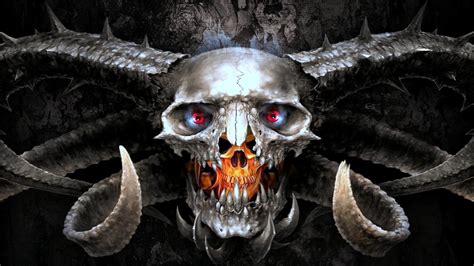 Dark skull evil horror skulls art artwork skeleton d wallpaper | 1920x1080 | 694227 | WallpaperUP