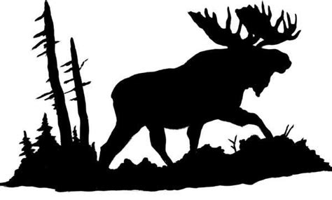Related Image Moose Silhouette Silhouette Art Animal Stencil