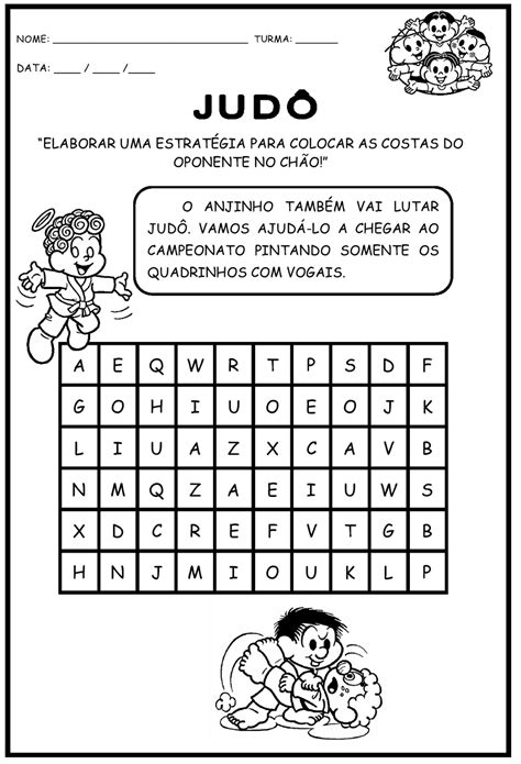 Atividade Sobre Lutas Com Gabarito