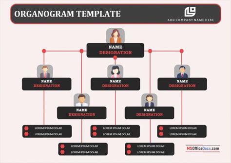 Free Organization Charts Or Organogram Templates Ms Office Documents