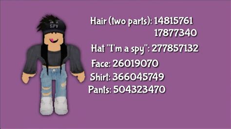 Ids For Roblox Girl Outfits