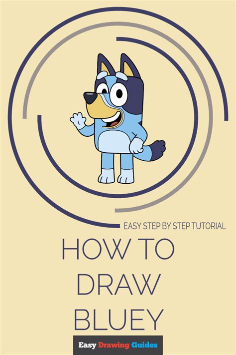 How To Draw Bluey Really Easy Drawing Tutorial