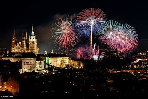 new year s fireworks in prague 2018 victor ju