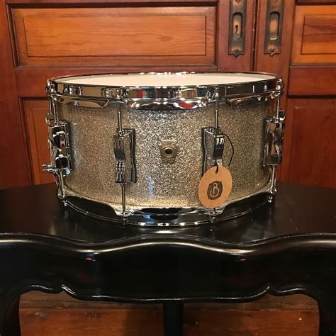 Ludwig Classic Maple 65x14 Snare Drum Nickel Sparkle