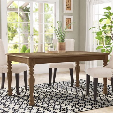 One Allium Way Bloomingdale Transitional Dining Table And Reviews Wayfair