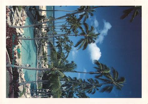 Super Pool Hilton Hawaiian Village Waikiki Hi Postcard