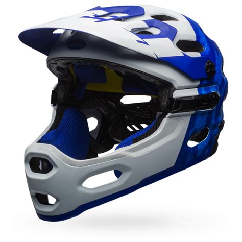 Bell Super 3r Mips Full Face MTB Helmet Blue/White £189.99