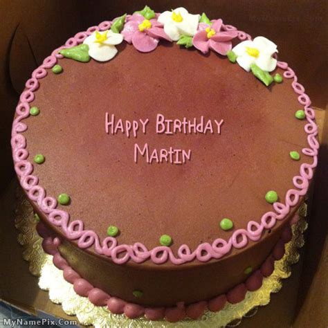 Happy Birthday Martin Cakes Cards Wishes