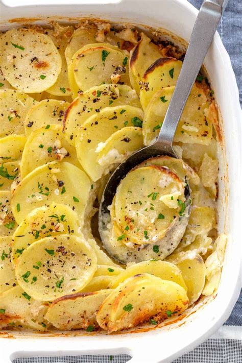 Scalloped potatoes are a timeless side dish that's celebrated for its multiple layers of tender and creamy spuds. Scalloped Potatoes | Recipe | Scalloped potatoes, Full ...