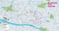 Glasgow tourist map