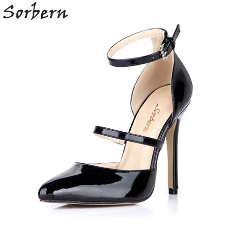 Sorbern Mature High Heels Pumps 12cm Womens Shoes Custom Colors