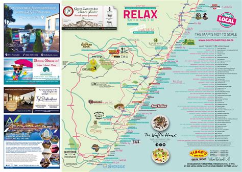 Map South Coast Relax There Is So Much Do