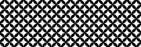 Horizontal Black And White Circle Texture Design For Pattern And