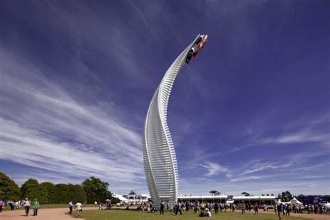 Gerry Judah Creates A Twisted Steel Beam Sculpture For Mazda At The