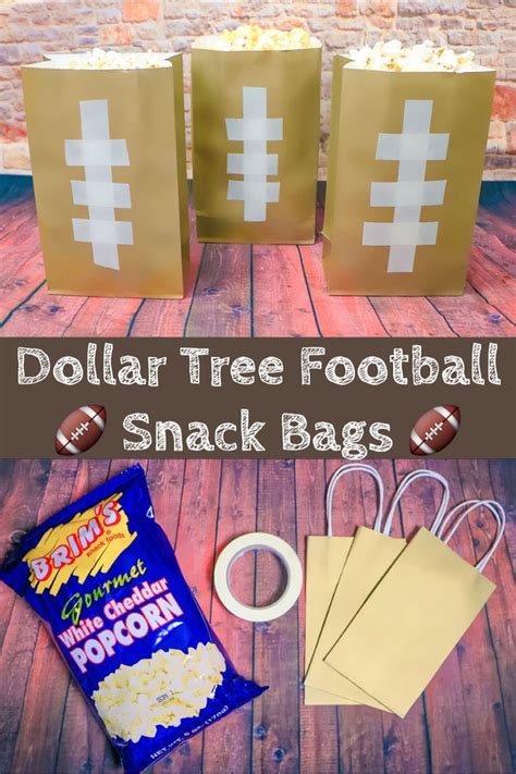 Dollar Tree Football Treat Bags Football Treat Bags Football Treats
