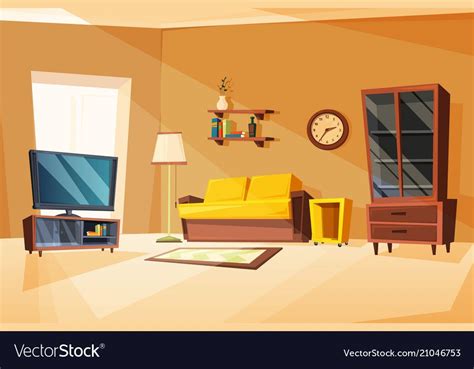 vector illustrations  living room interior   furniture