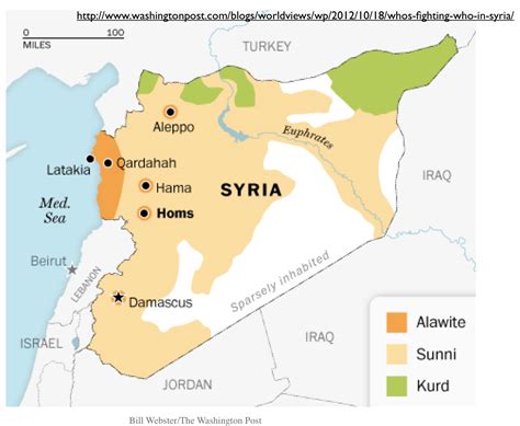 Michael Izadys Amazingly Detailed Map Of Ethnicity In Syria And The