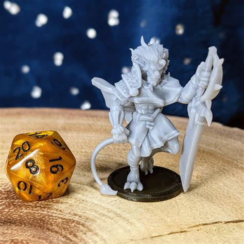 Catfolk Barbarian 3d Resin Printed Rpg Tabaxi Perfect For Etsy Uk
