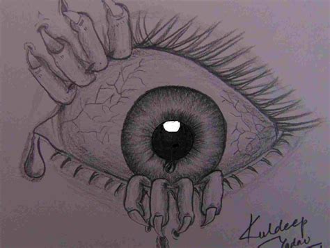 The Most Idea Scary Eyes Drawing Diary Drawing Images
