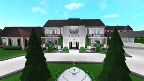 How To Build A Really Good House In Bloxburg Garden And Modern House