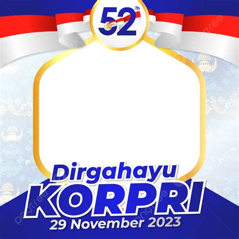 Twibbon Hut Korpri 2023 Vector Twibbonize Hut Korpri 2023 Corps Hut