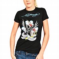 Ed Hardy - Ed Hardy Womens Tattoo Eagle Tee Shirt - Walmart.com | Eagle ...