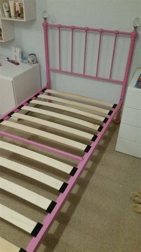 Single Pink Metal Bed Frame Sold In Norwich Norfolk Gumtree