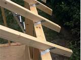 Pictures of How To Cut Roof Rafters For Shed Roof