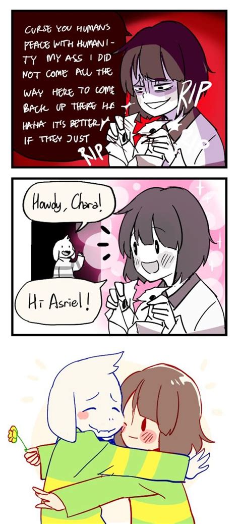 Chara And Asriel Comic Undertale Pinterest I Love My Brother