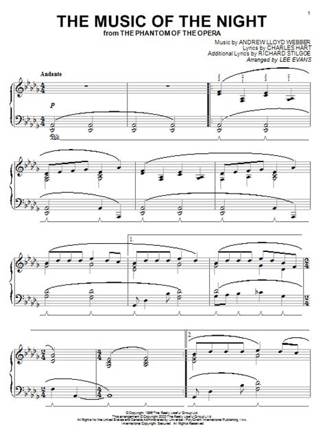 The phantom of the opera | synthesia piano tutorial. The Music Of The Night (from The Phantom Of The Opera) sheet music by Andrew Lloyd Webber (Piano ...