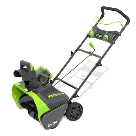 Greenworks Pro Gw 20 In 80v Cordless Snow Throw In The Cordless