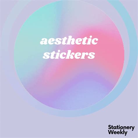 50 Super Cute Stickers To Print A List Of Aesthetic Sticker Printables