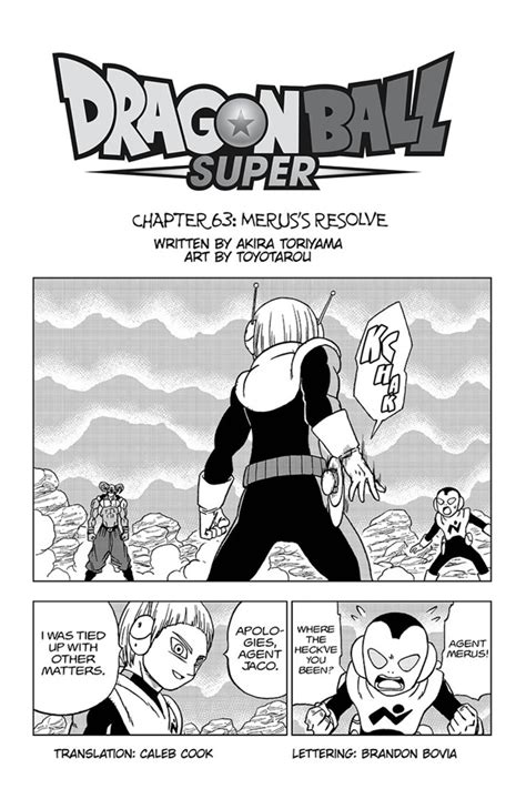 Your score has been saved for dragon ball super: News | "Dragon Ball Super" Manga Chapter 63 English ...