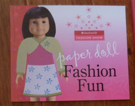 american girl fashion show paper doll kit with book 3 dolls more nip