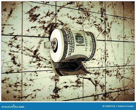 Dollar Toilet Paper Stock Illustration Illustration Of Economy 22069756