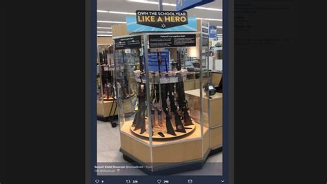 Walmart Sign Over Gun Display Causes Uproar On Social Media