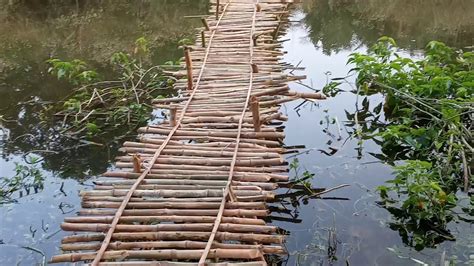 Bamboo Bridges A Nice Water Bridge Youtube