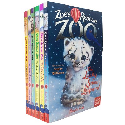 Zoes Rescue Zoo Collection Amelia Cobb Series 2 6 Books Set Pack
