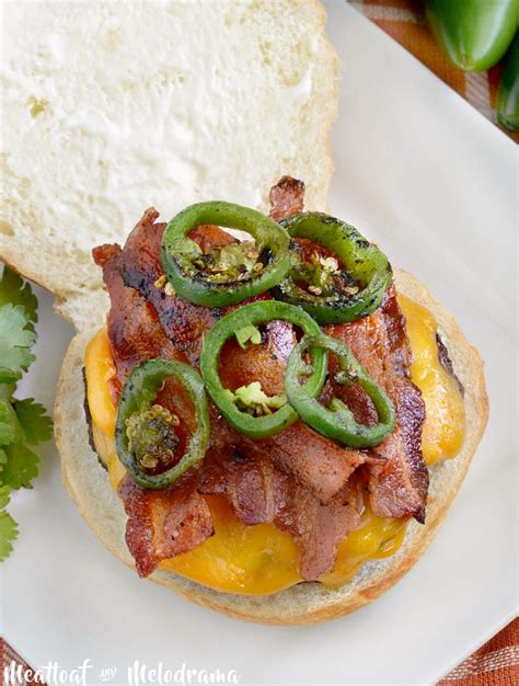 Jalapeno Bacon Cheddar Burgers Meatloaf And Melodrama