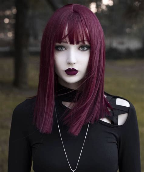 Gothic Hairstyles Pretty Hairstyles Goth Beauty Hair Beauty Emily