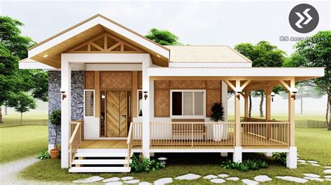 Native Farm House Design 2 Bedrooms 10 X 10 Meters Modern Bahay