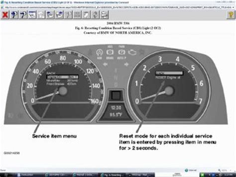 In this video we will be showing you how to reset your oil service / level light once you have changed your oil on a 2015 bmw. 2004 BMW 530 Resetting Oil Service Computer: Computer Problem 2004...