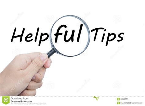 Helpful tips stock photo. Image of tips, hints, helpful - 52826922