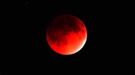 Blood Red Moon Lunar Eclipse Of Time Lapse 4 Youtube