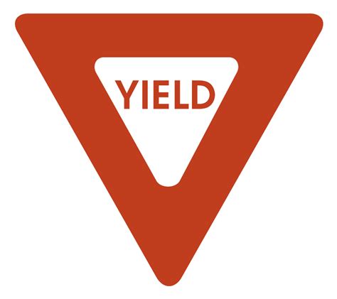 yield sign meanings and examples for the dmv written test