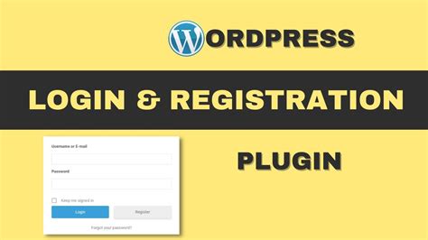 Wordpress Login And Registration Plugin How To Create User