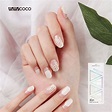 【VAVACOCO】光感凝膠(光療)美甲貼片-白色小花(20片) | 所有商品 - KoreaTop