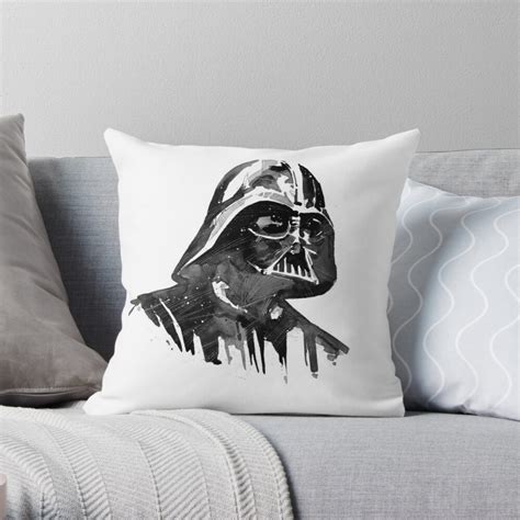 Star Wars Darth Vader Art Design Throw Pillow By Twiss88 Redbubble