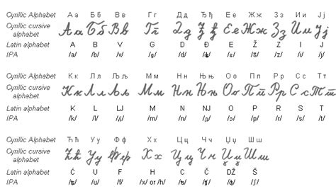 Cyrillic alphabets form a large alphabet family or cyrillic writing system. Serbian cyrillic script | The Official /int/ How to Learn ...