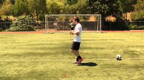 How To Kick A Soccer Ball With Power And Accuracy Youtube